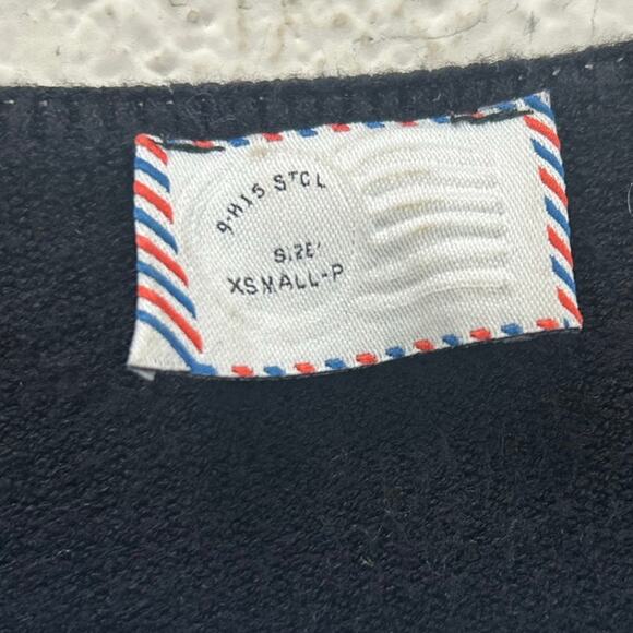 Anthropologie Black Wrap Sweater size XS - Picture 4 of 8